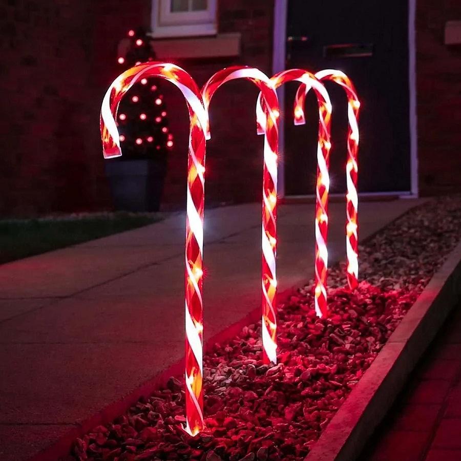 Candy Cane - nyalóka pálca LED világítással
