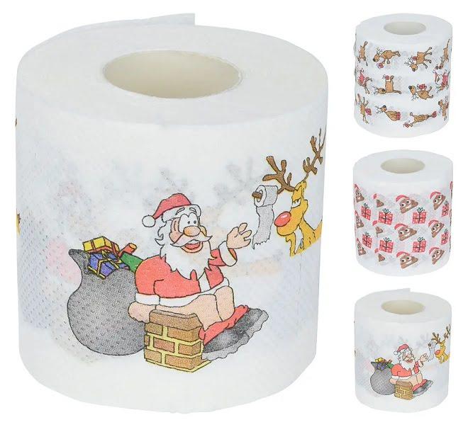 Vicces karácsonyi WC papírok