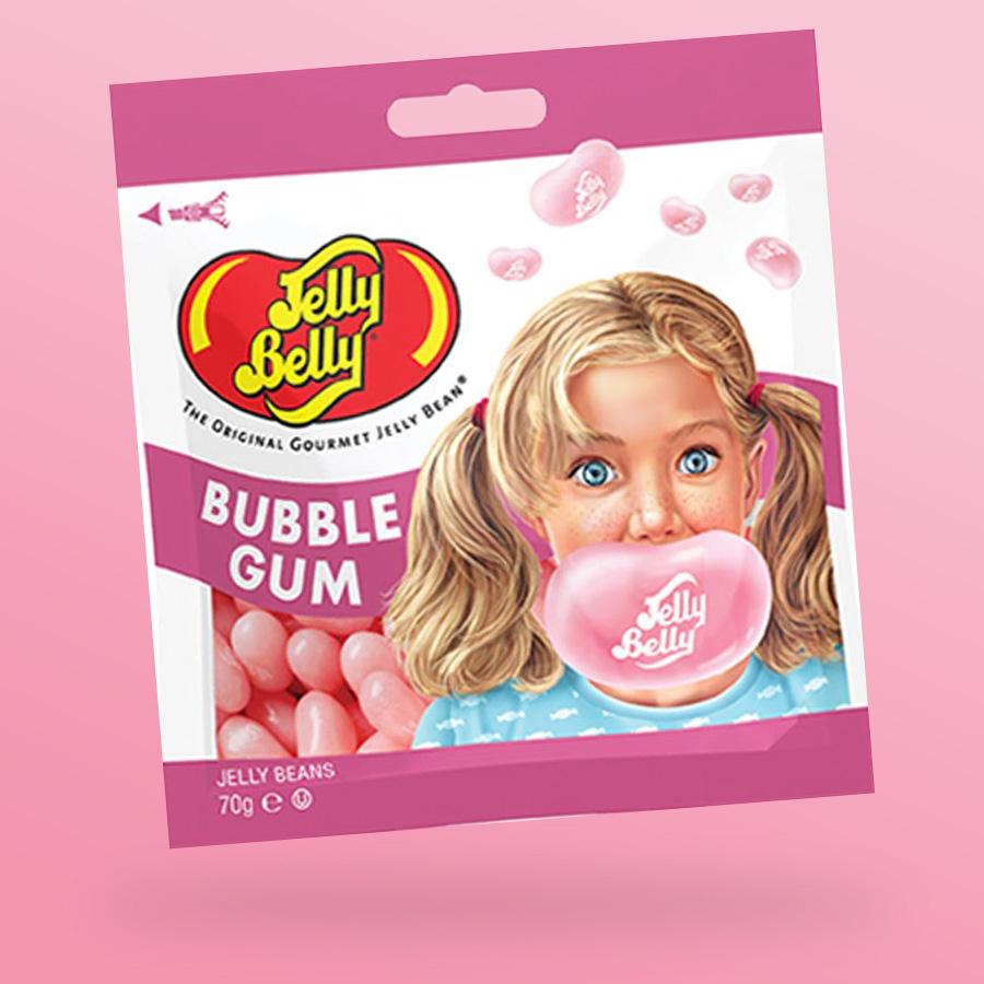 Jelly Belly Bubblegum rágógumi ízű drazsék 70g