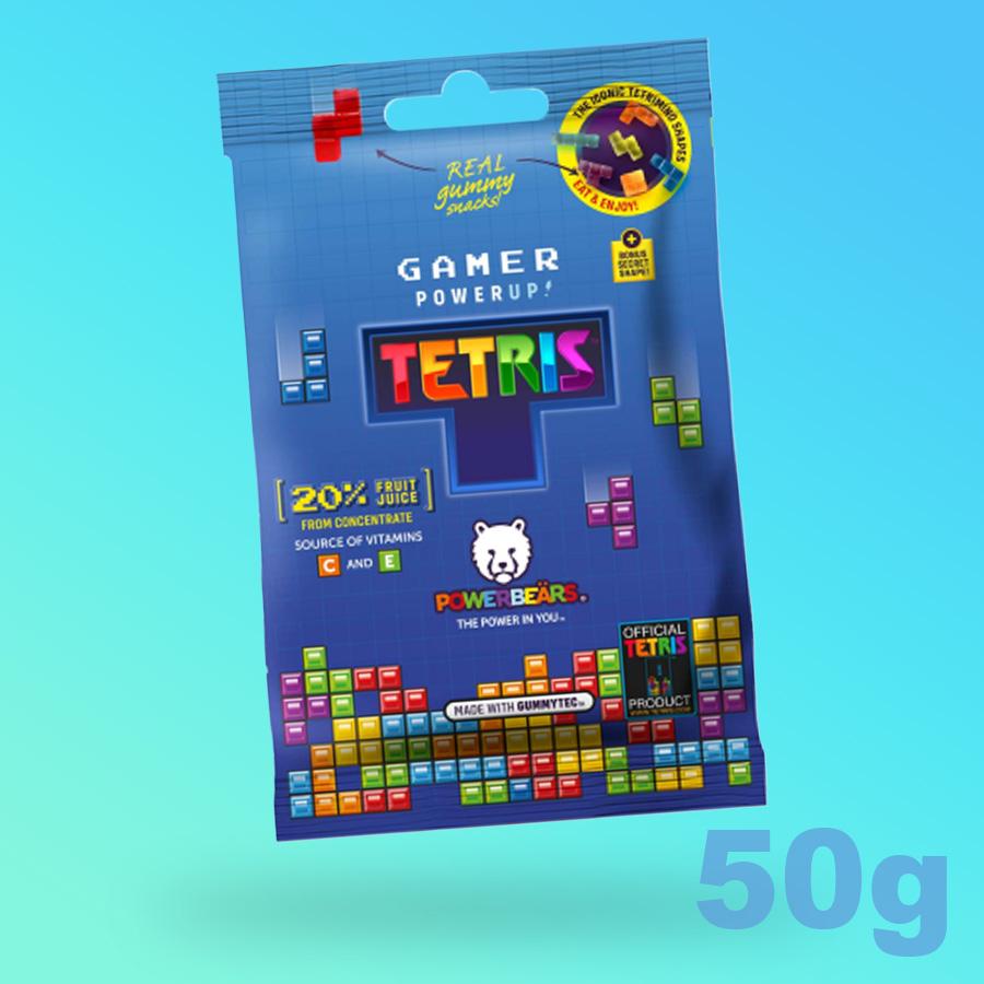Powerbears Gamer PowerUp Tetris formájú gumicukor 50g