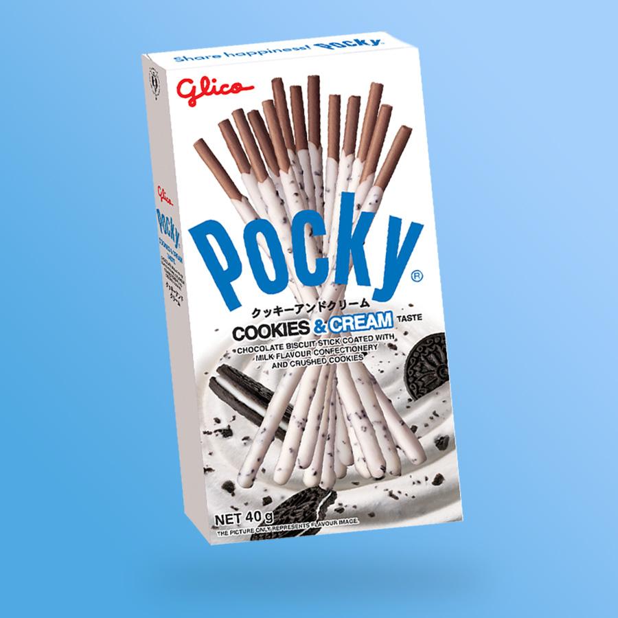 Glico Pocky Cookies and Cream ropi 45g