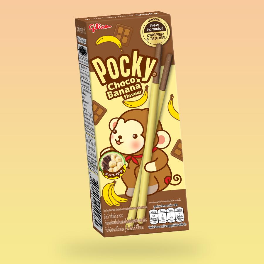 Glico Pocky Choco Banana csokis-banános ropi 25g