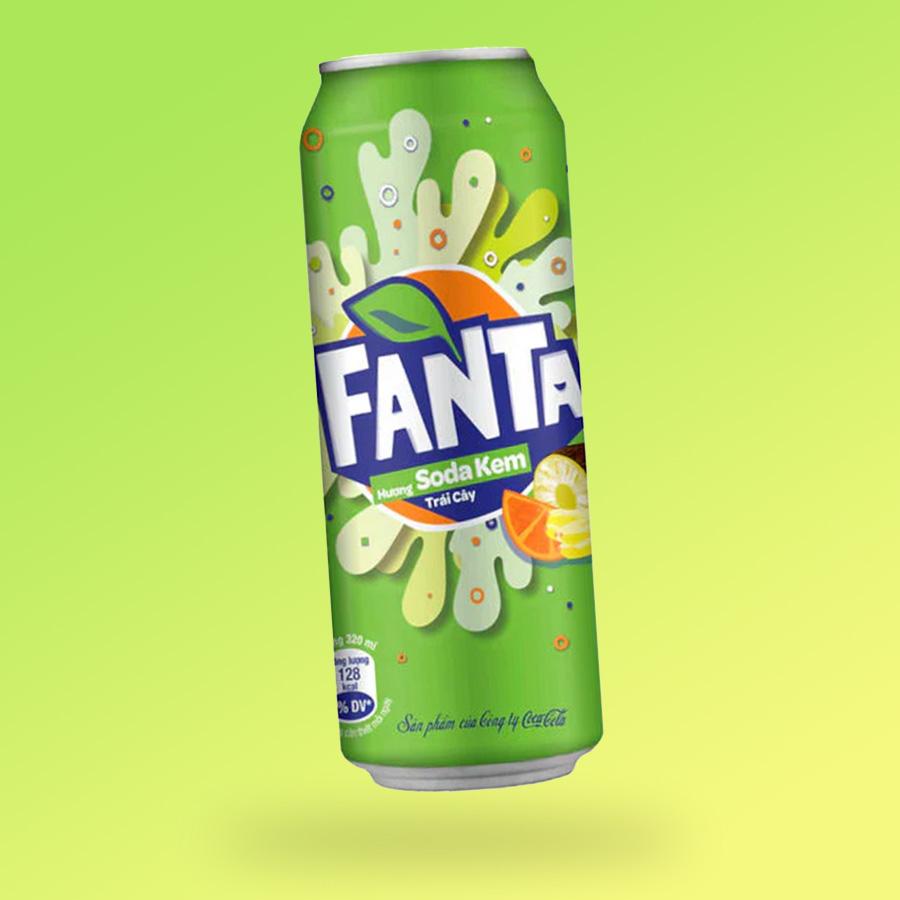 Fanta Cream Soda gyümölcsös üdítőital 320ml