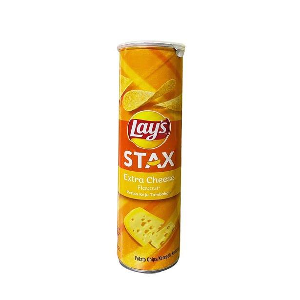 Lays Stax Extra Cheese extra sajtos chips 135g