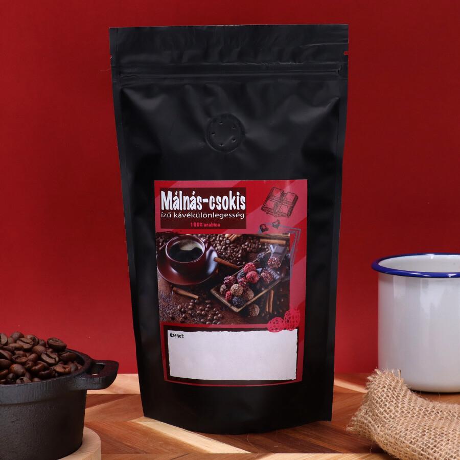 Málnás-csokis ízű őrölt kávékülönlegesség 200g