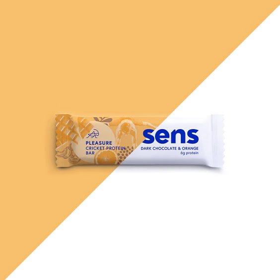 Sens Cricket Protein Bar étcsokoládé és narancs 40g