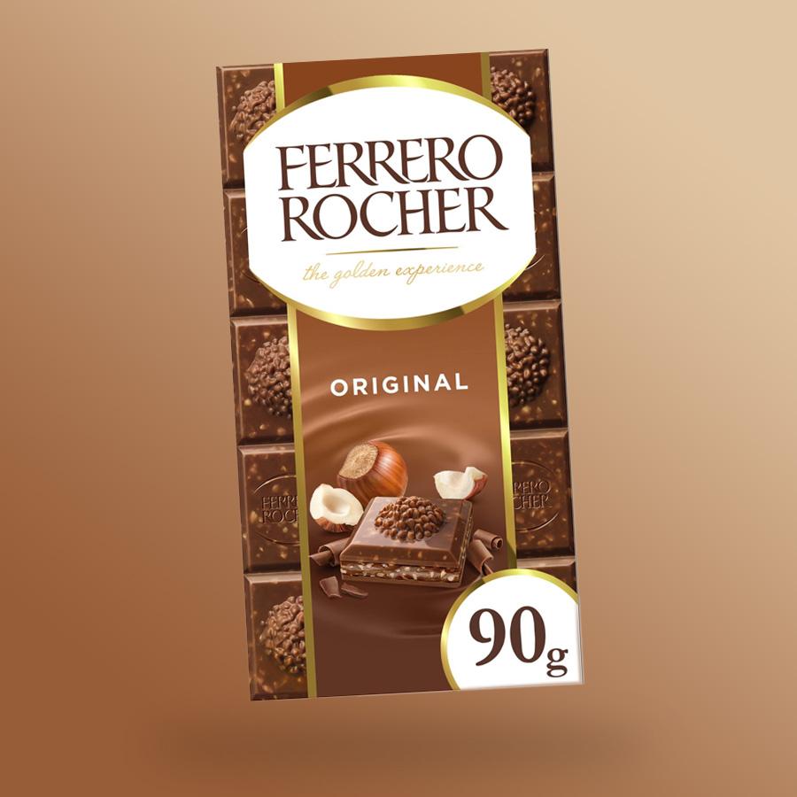 Ferrero Rocher Haselnuss tejcsokis mogyoró darabokkal 90g