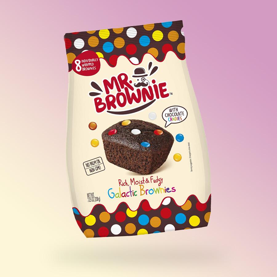 Mr Brownie Galactic Brownie tejcsoki drazséval 200g