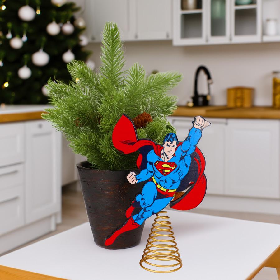 DC Comic Superman karácsonyfa csúcsdísz