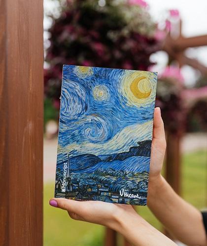 Van Gogh Csillagos éj 1889 vázlatfüzet rajzoláshoz (Nagy)