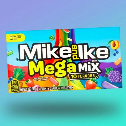 Mike and Ike Mega Mix gyümölcsös cukorkák 141g