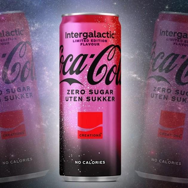 Coca Cola Intergalactic zero limitált kiadású üdítőital 250ml