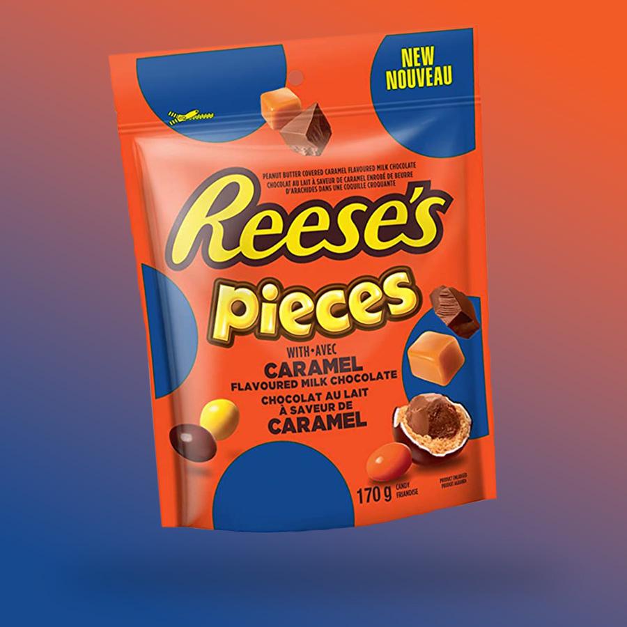 Reeses Pieces karamellás cukorkák 170g