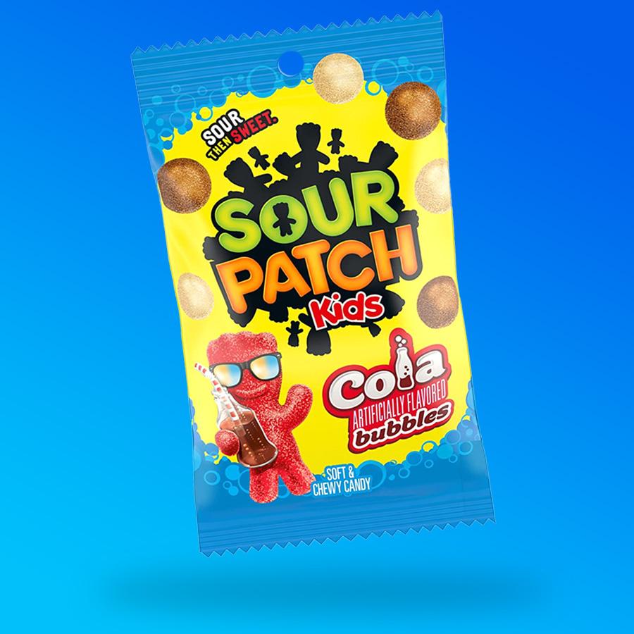 Sour Patch Kids cola ízű savanyú gumicukor 185g