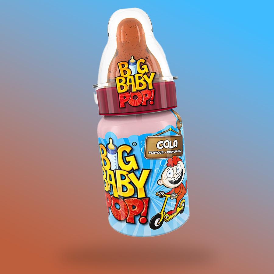 Big Baby Pop Cola ízű nyalóka 32g