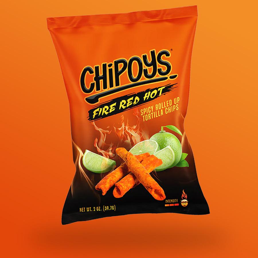 Chipoys Fire Red Hot chips 113,4g