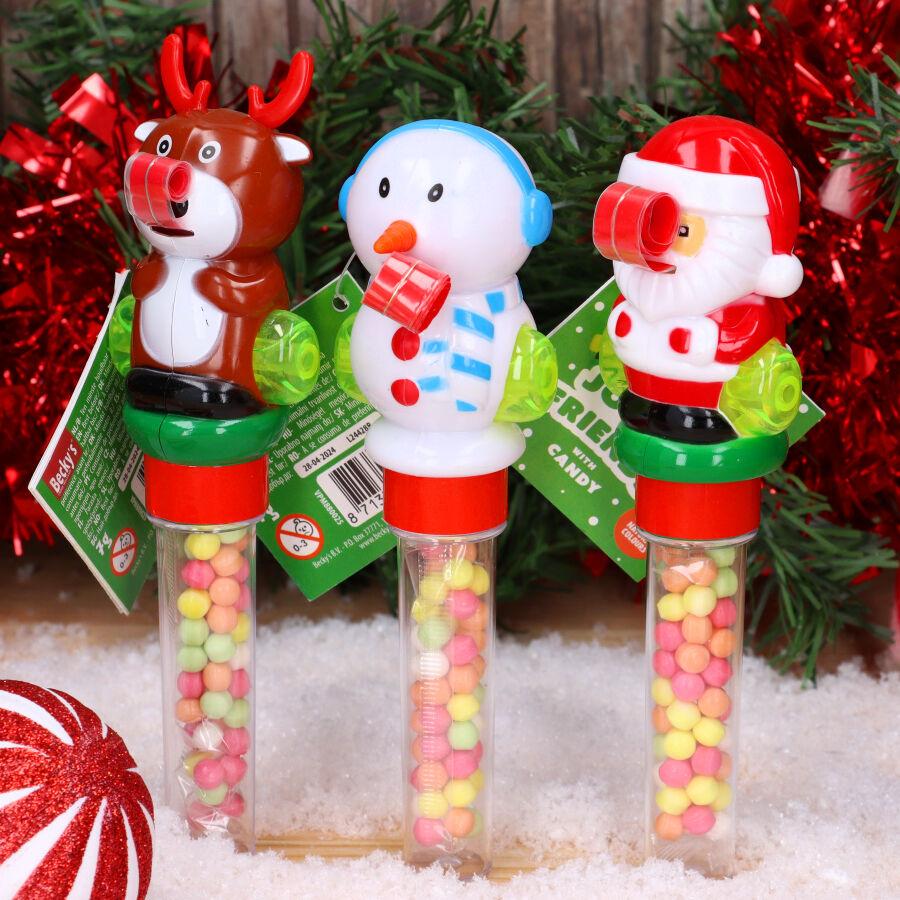 Cuki karácsonyi játék cukorkákkal