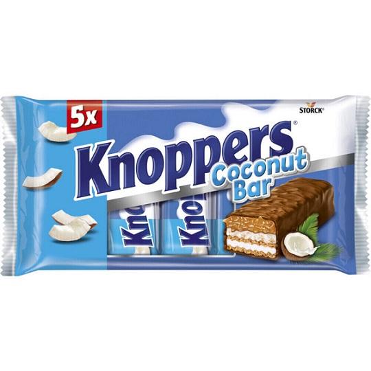 Knoppers Kokos Riegel - Kókuszos ostya szelet 5-ös pack