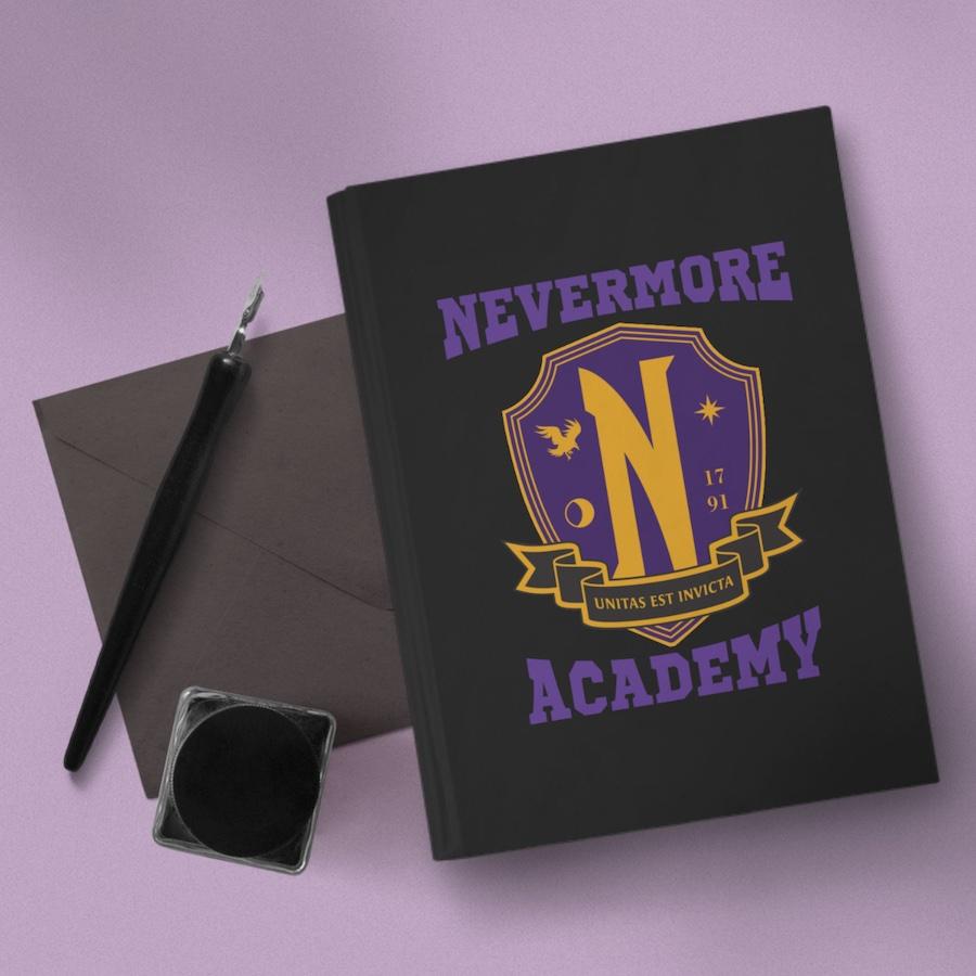 Nevermore Academy jegyzetfüzet