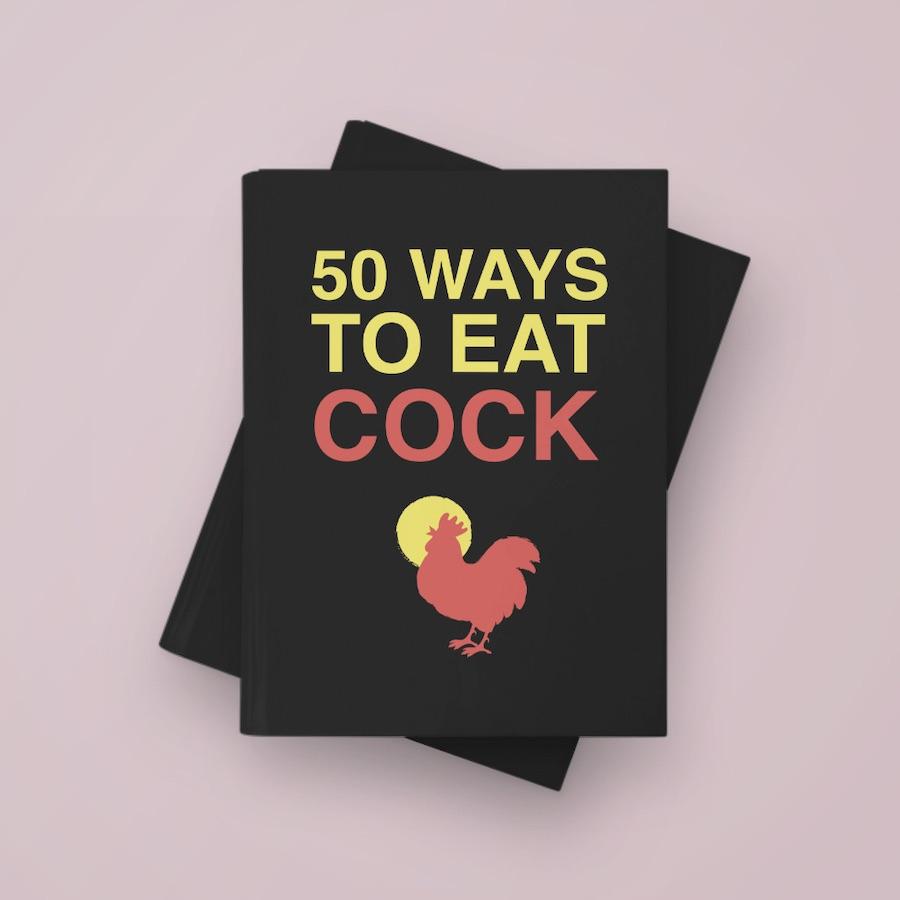 50 Ways to eat Cock jegyzetfüzet