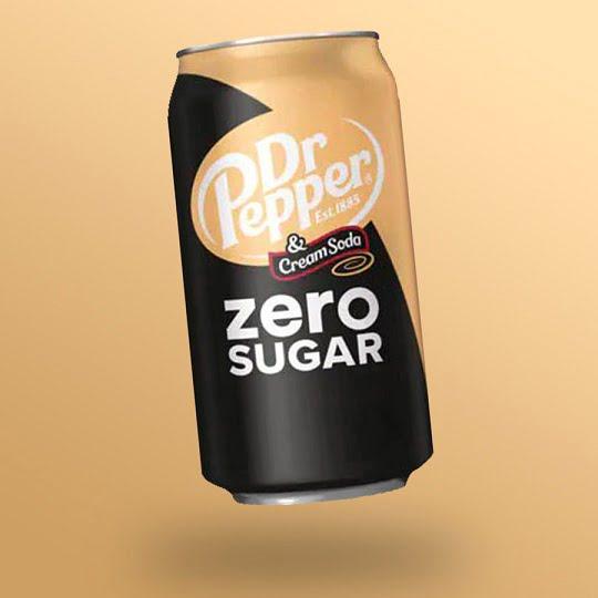 Dr. Pepper Cream Soda USA zero üdítőital 355ml