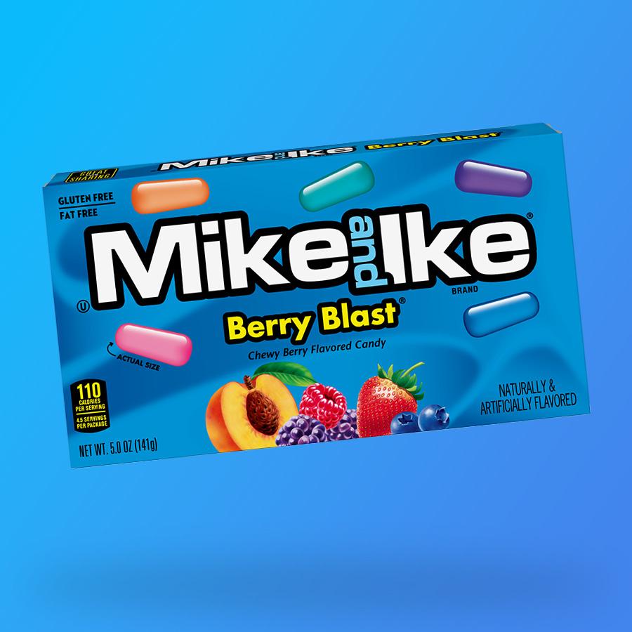 Mike and Ike bogyós gyümölcs ízű cukorkák