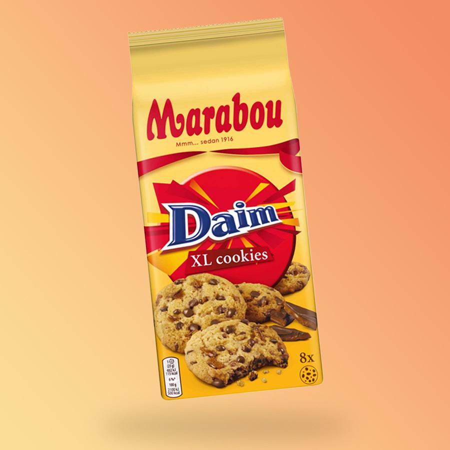 Marabou Daim csokis keksz 184g