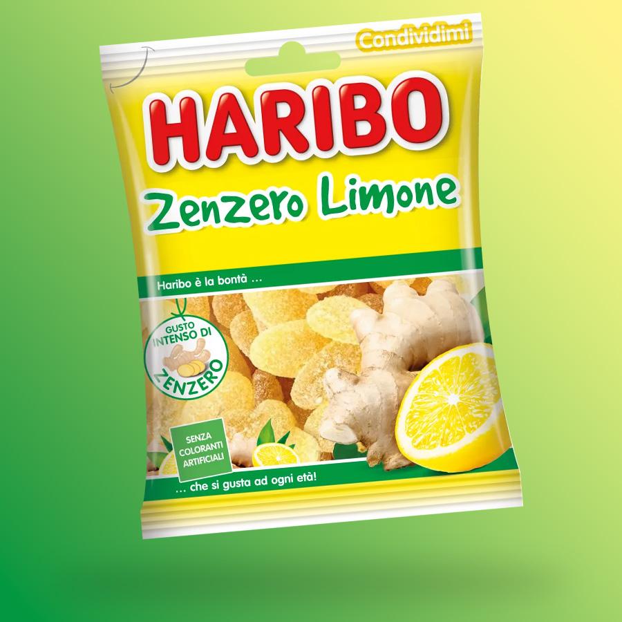 Haribo citrom és gyömbér ízű gumicukor 100g