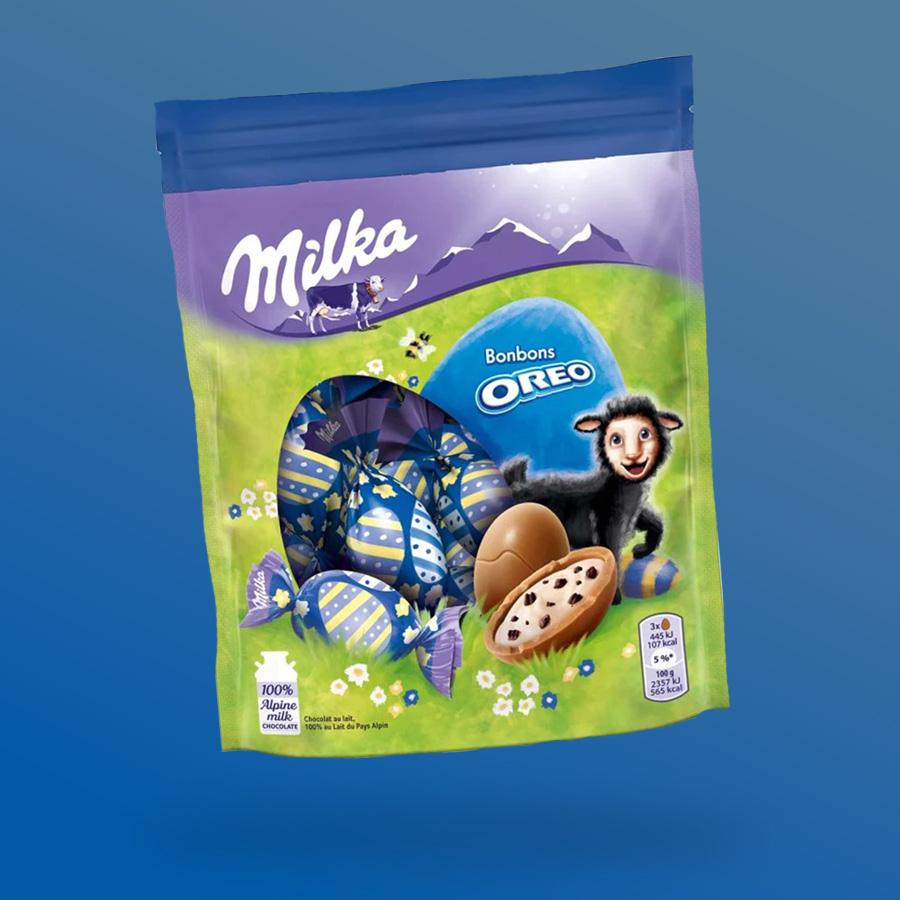Milka Oreo bonbon csokitojások 86g