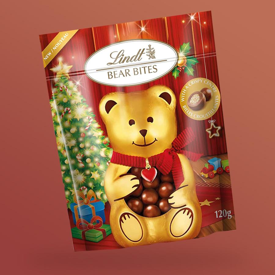Lindt Teddy karácsonyi csokigolyók