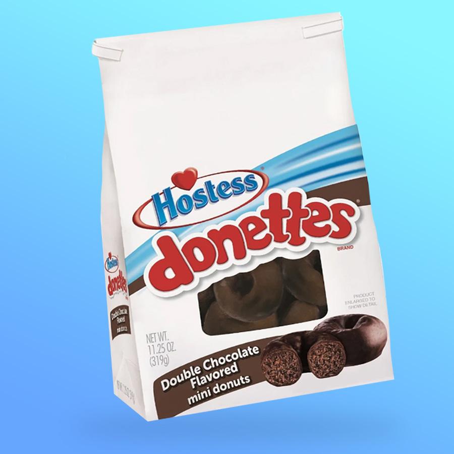 Hostess Donettes dupla csokis mini fánkok