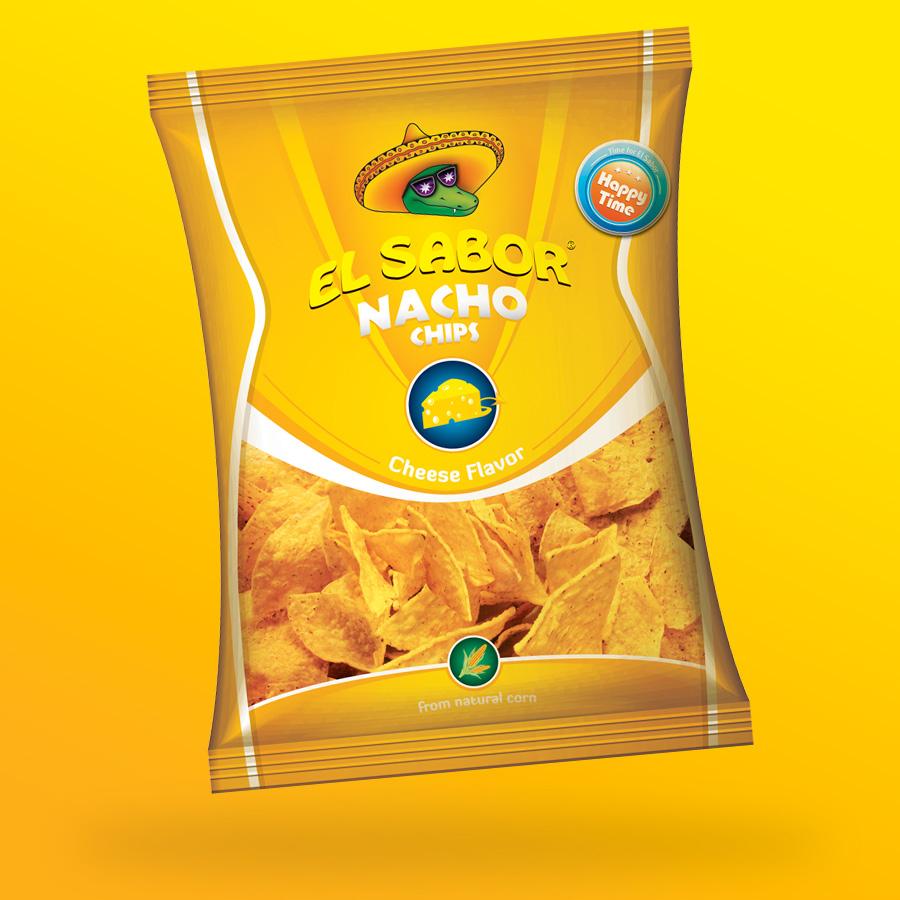 El Sabor Nacho Chips Cheese Sajtos 100g