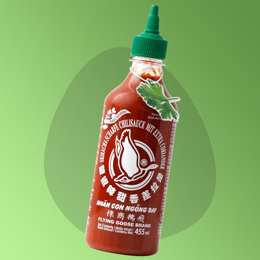 Flying Goose Sriracha csípős korianderes chili szósz 455ml