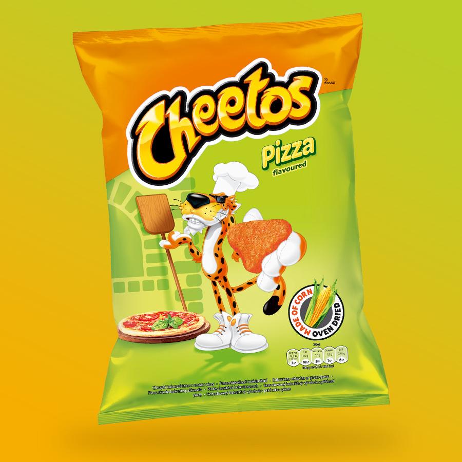 Cheetos pizza ízű chips 85g