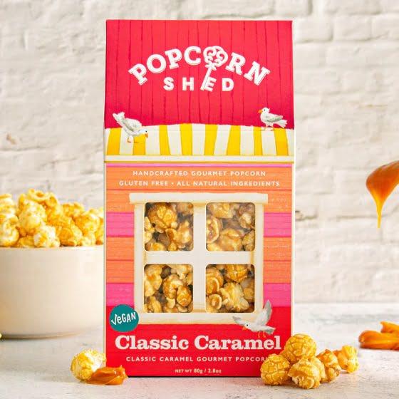 Popcorn Shed Classic Caramel karamell ízű popcorn 80g