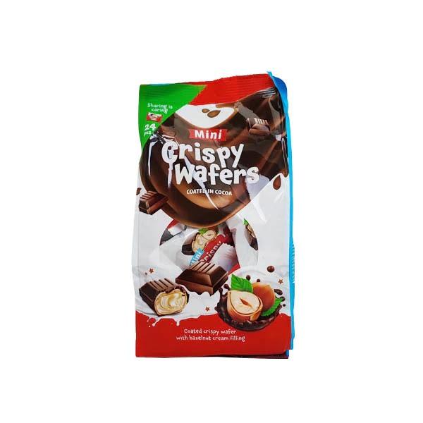 Mini Crispy Wafers - csokoládéba mártott mogyorós ostyafalatkák