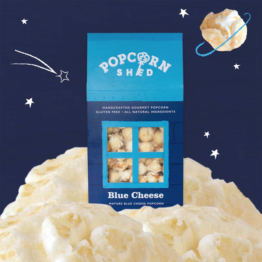 Popcorn Shed Blue Cheese kéksajt ízű popcorn 80g