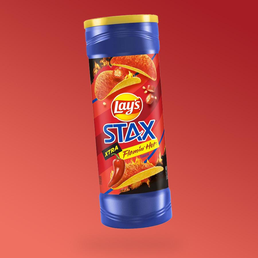 Lays Stax Xtra Flamin Hot chips 155,9g