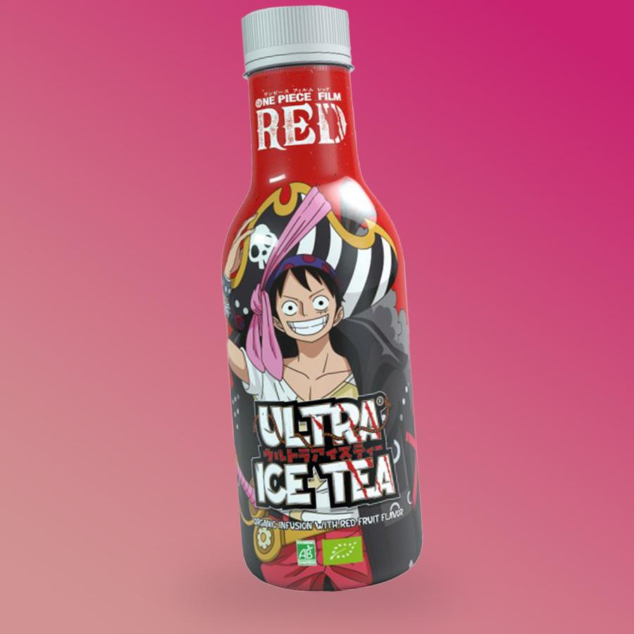 One Piece Luffy Red Ultra Ice Tea bogyós gyümölcs ízben 500ml