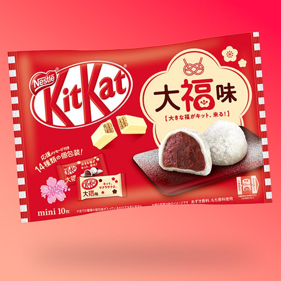 Japán Kit Kat Daifuku mochi ízű mini csokoládék 116g