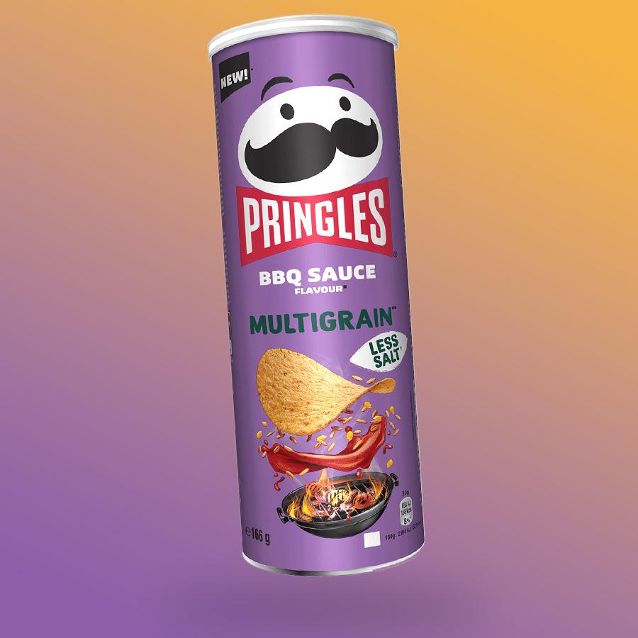 Pringles Multigrain BBQ szósz ízű chips 166g
