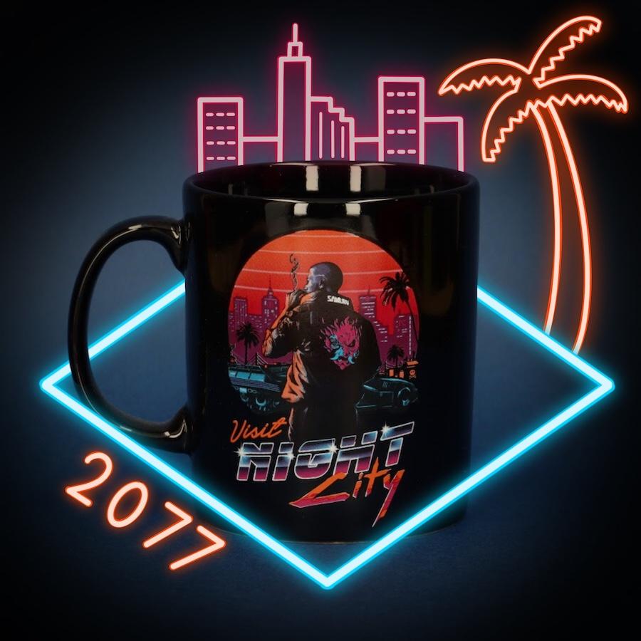Cyberpunk 2077 - Night City Sunset bögre