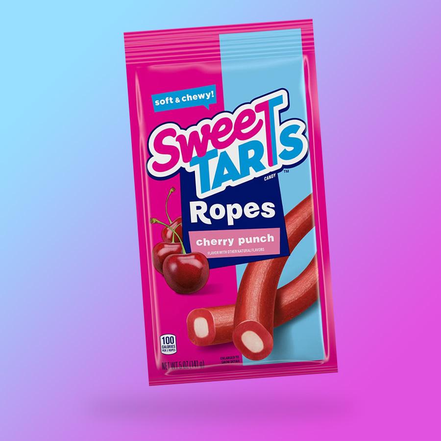Sweet Tarts Ropes cseresznye puncs ízű gumicukor 85g