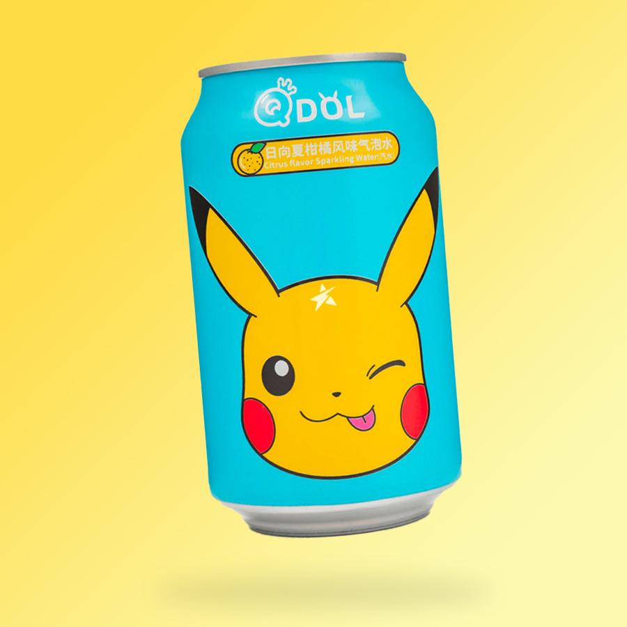 Qdol Pokemon Pikachu citrusos szénsavas üdítőital 330ml