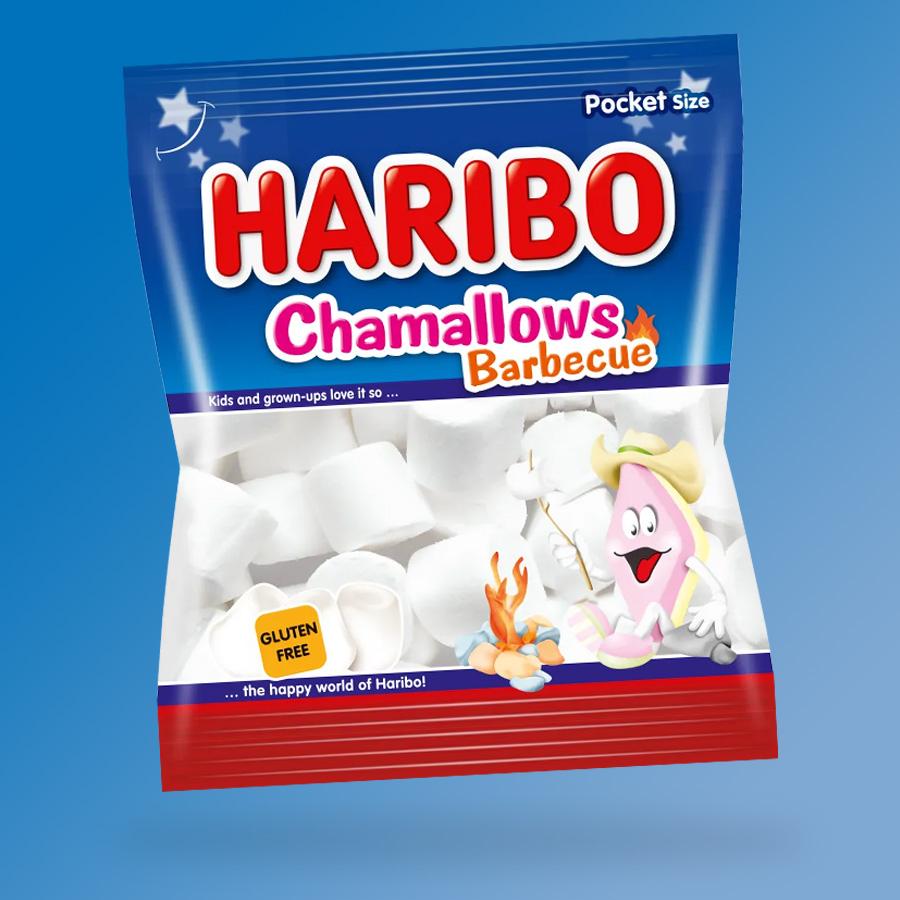 Haribo Chamallows Barbecue mályvacukor 100g