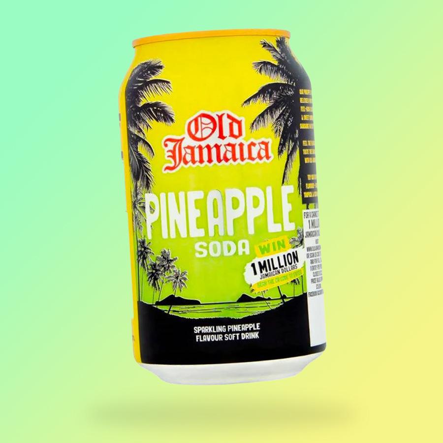 Old Jamaica Pineapple Soda ananászos üdítőital 330ml