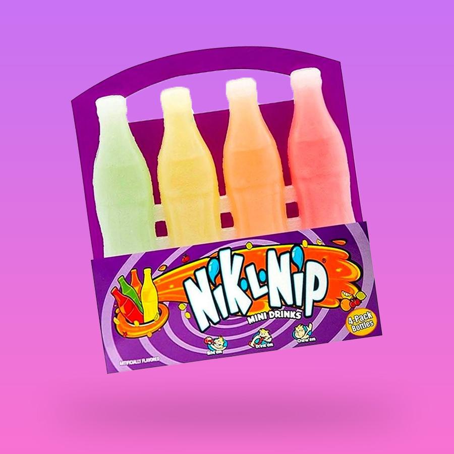 Nik-L-Nip mini üdítő formájú cukorkák 39g