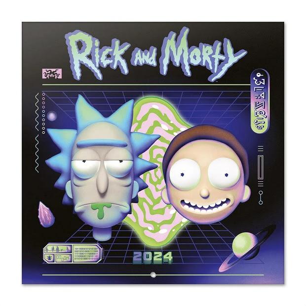 Rick és Morty falinaptár 2024