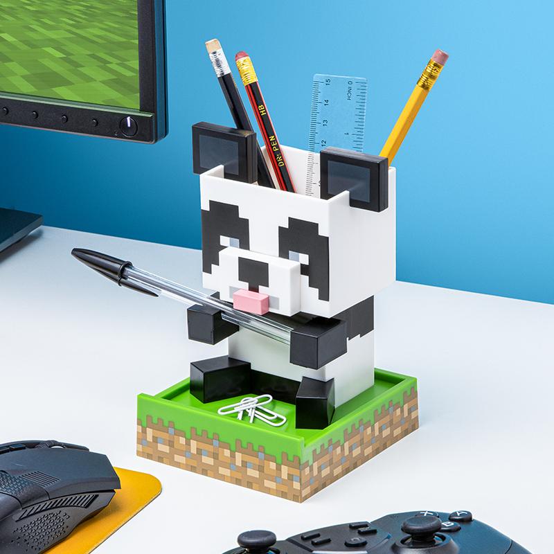 Minecraft Panda 3D asztali tolltartó