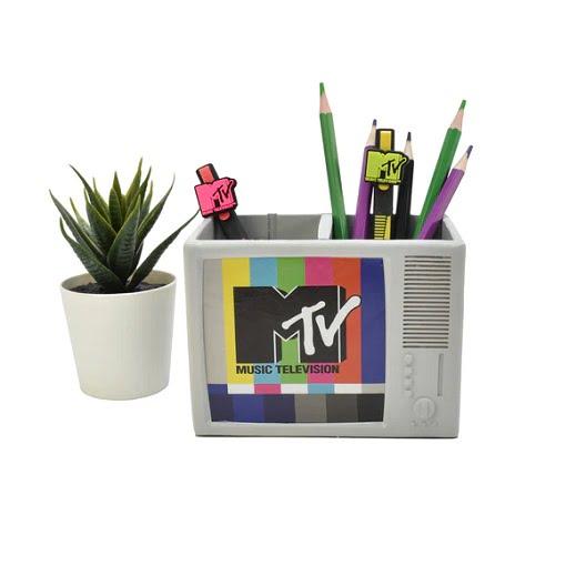 MTV retro tv 3D asztali tolltartó